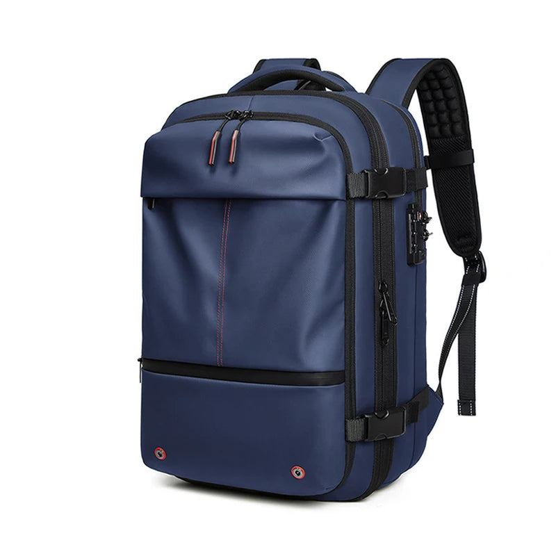 Resekompakt vakuumryggsäck – Packar 60 L i en carry-on