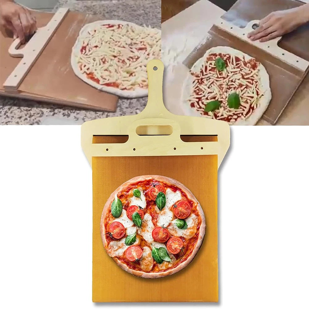 Pizzaspade med glidfunktion – tunn & värmetålig design - ELLY