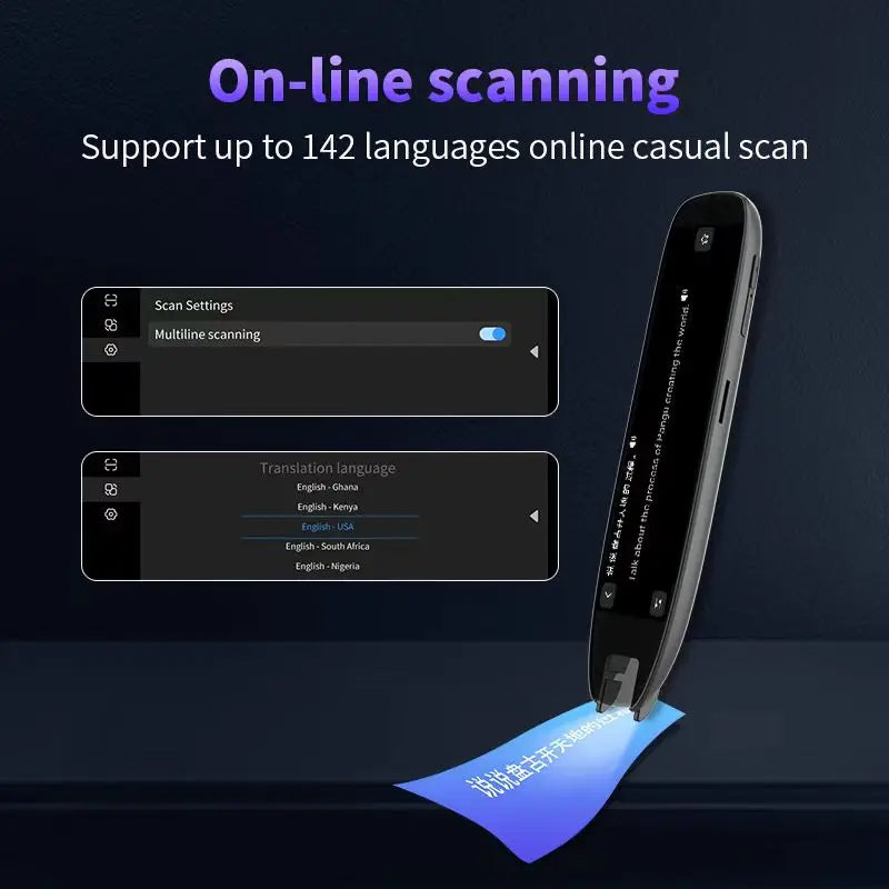 Språkpenna – översättningspenna med röst & textscanner - ELLY