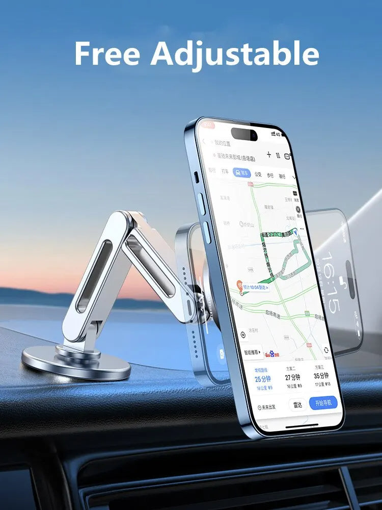 MagSafe-skal för iPhone – Magnetiskt fäste med 360° vridning, för bil & skrivbord