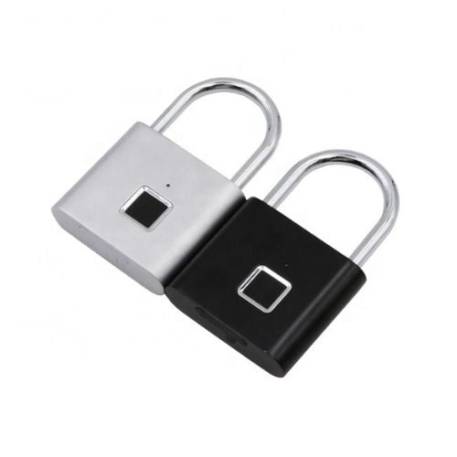 Fingeravtryckslås i zinklegering – Upplåsning på 0,5 sek & USB-laddning