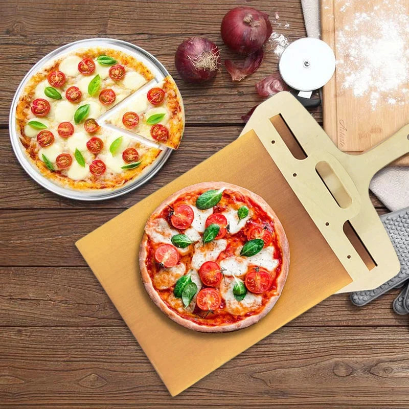Pizzaspade med glidfunktion – tunn & värmetålig design - ELLY