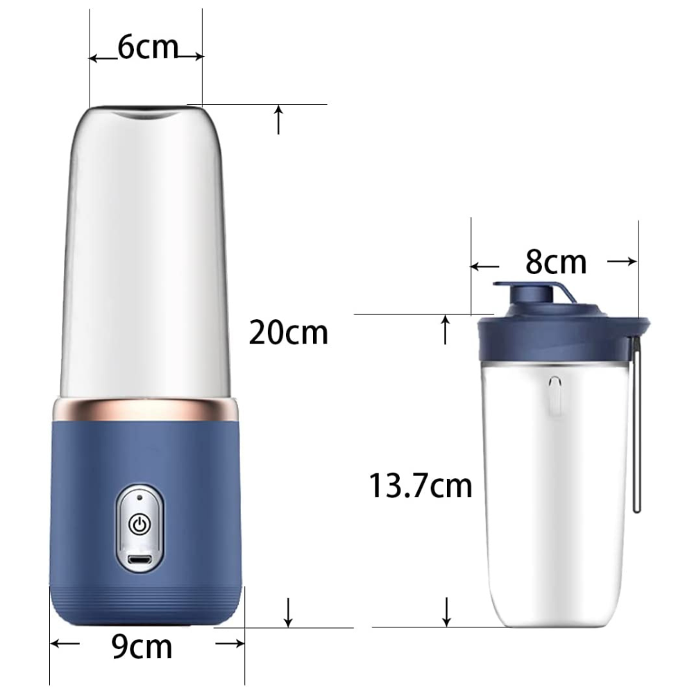 Portabel elektrisk juiceblender – USB-laddad flaska för smoothies & juice