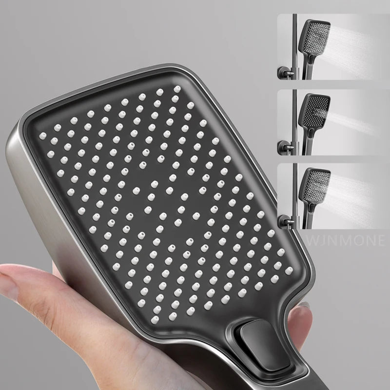 Lyxigt duschsystem med termostat – regndusch & handdusch i set - ELLY