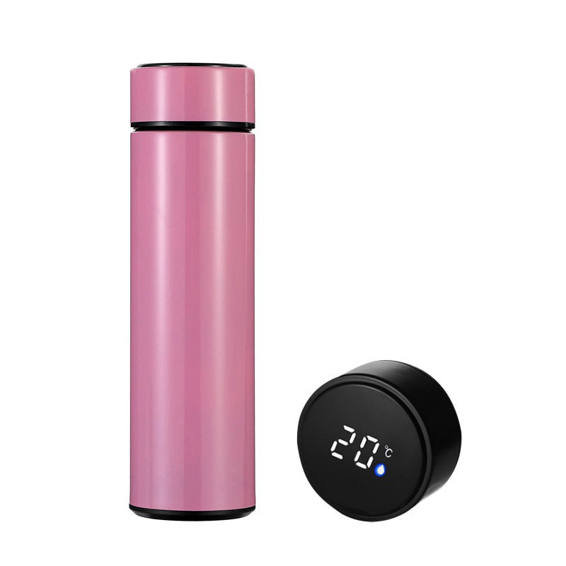 Smart termosflaska med LED-temperaturdisplay – 500 ml vakuumisolering