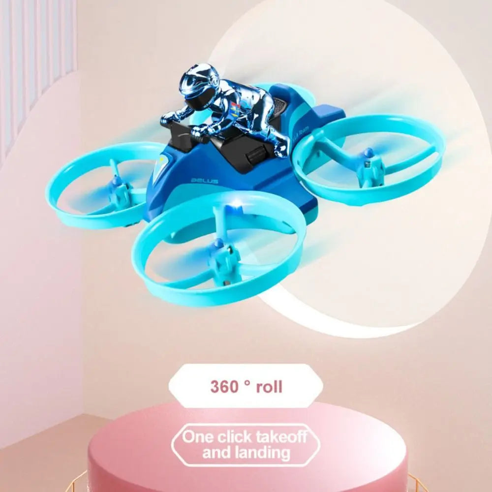 3-i-1 mini RC-drönare – flyg, kör & åk på vatten med ett enda fordon - ELLY