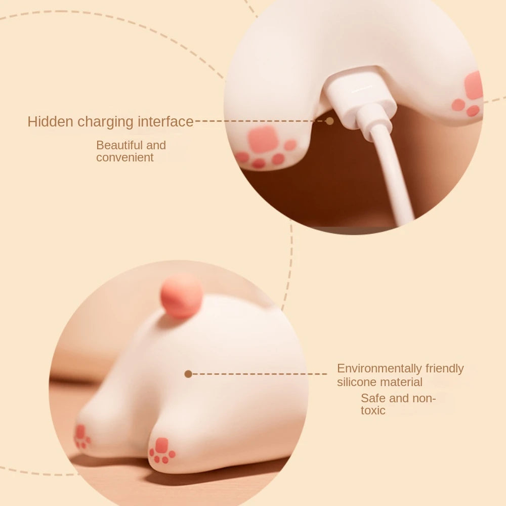 Rabbit Night Light – USB-laddningsbar, dimbar & barnsäker