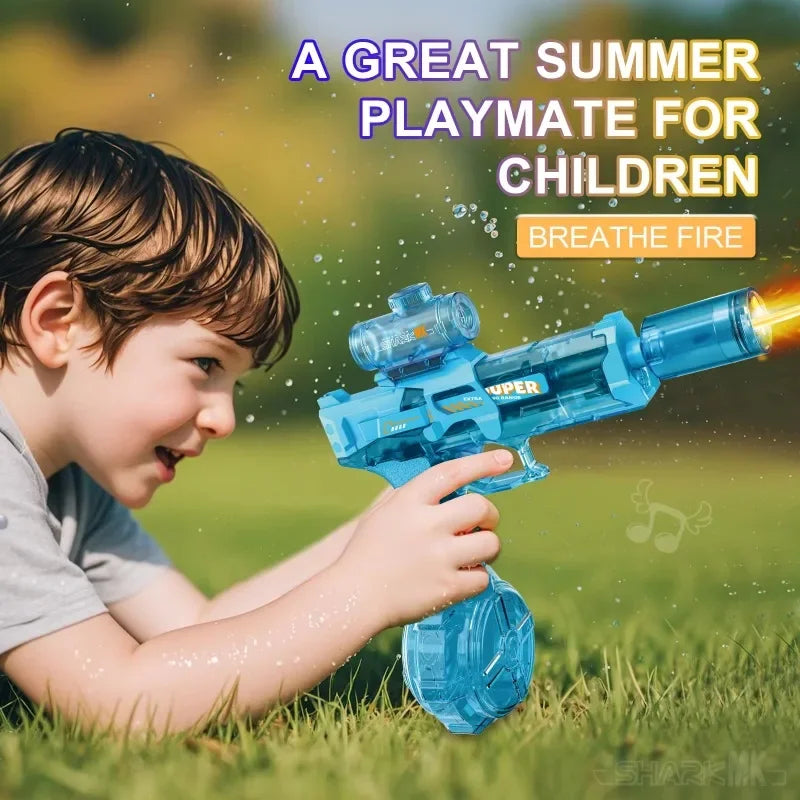 Lysande vattenpistol med LED – Glow Water Gun för sommarens vildaste vattenkrig - ELLY