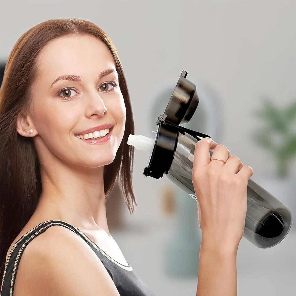 Smaksatt vattenflaska 650 ml – Inbyggt smaksystem & bärbar design