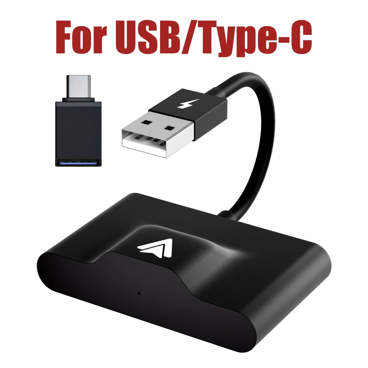 Trådlös CarPlay- & Android Auto-adapter – plug & play för bilen - ELLY
