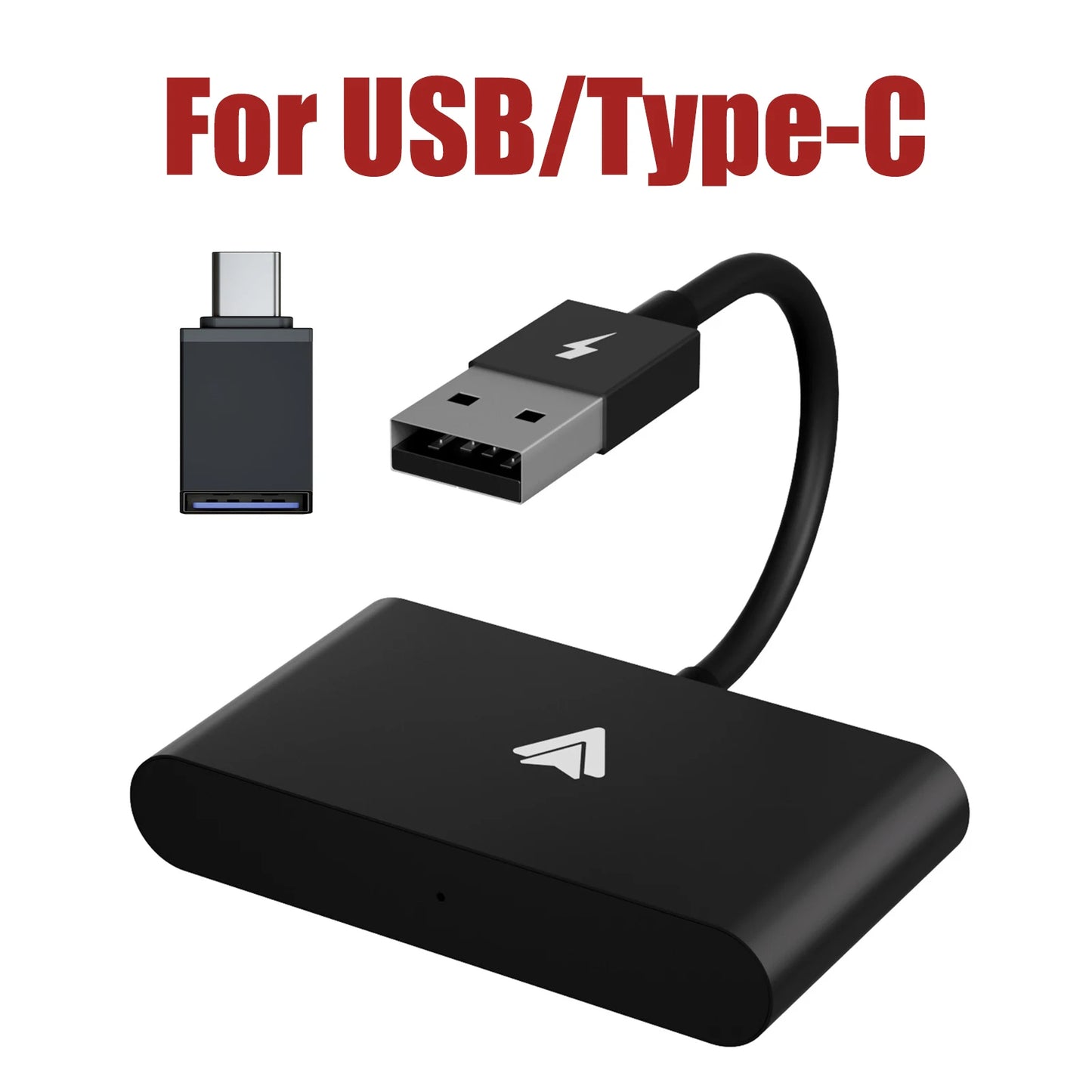 Trådlös CarPlay- & Android Auto-adapter – plug & play för bilen - ELLY