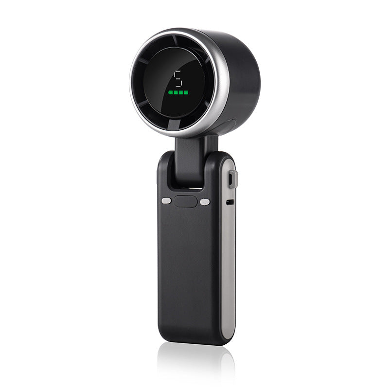 Handhållen turbo-fläkt – tyst, bärbar & USB-uppladdningsbar minifläkt - ELLY