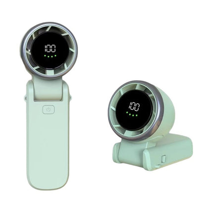 Handhållen turbo-fläkt – tyst, bärbar & USB-uppladdningsbar minifläkt - ELLY
