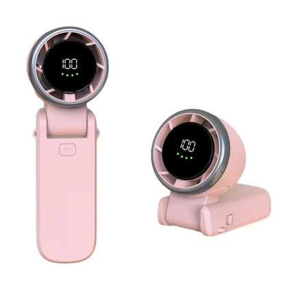 Handhållen turbo-fläkt – tyst, bärbar & USB-uppladdningsbar minifläkt - ELLY