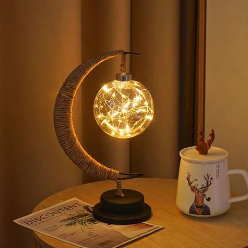 Förtrollad månlampa – LED nattlampa med magnetisk svävning