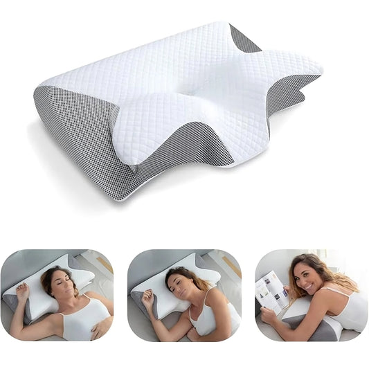 Ortopedisk nackkudde i memory foam – för bättre sömn & hållning - ELLY