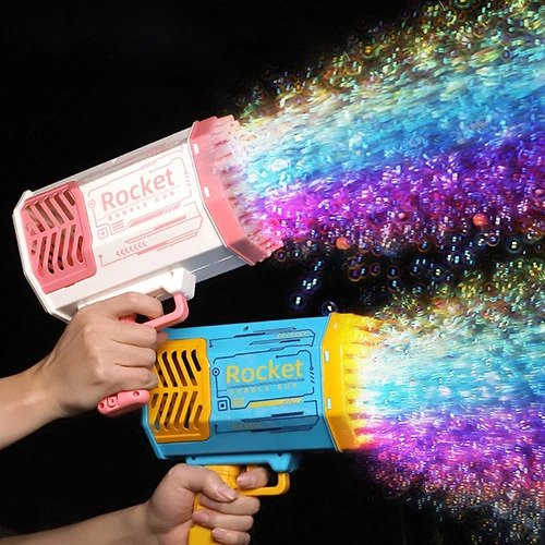 Såpbubbelmaskin med 69 hål – Elektrisk bubbelspruta för barn & fest
