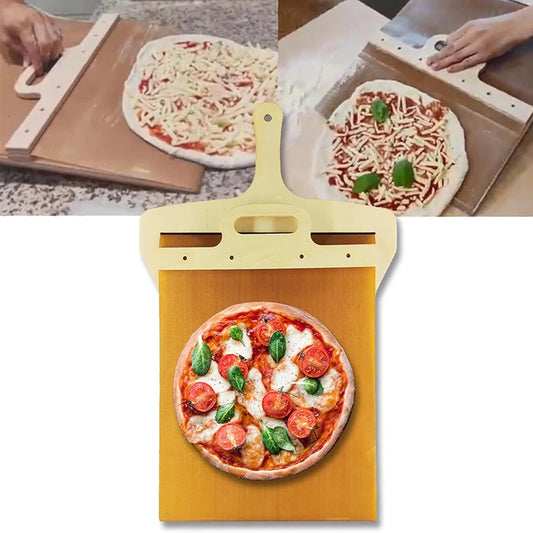 Pizzaspade med glidfunktion – tunn & värmetålig design - ELLY