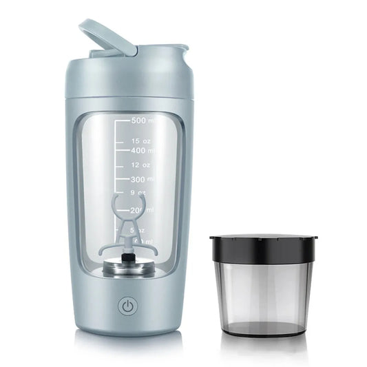 Elektrisk proteinshaker – med vortex-blandning & pulverförvaring - ELLY