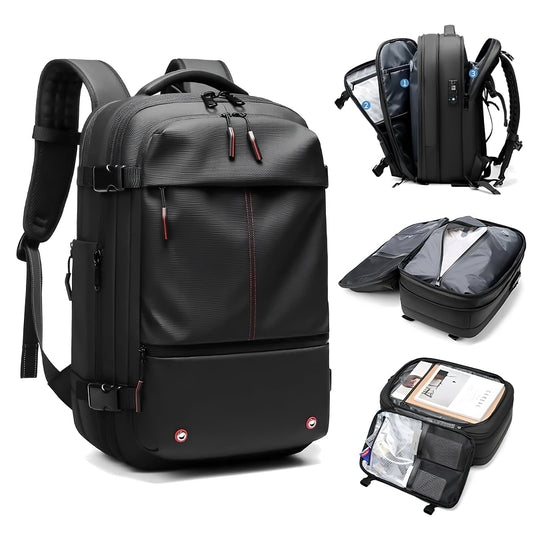 Resekompakt vakuumryggsäck – Packar 60 L i en carry-on