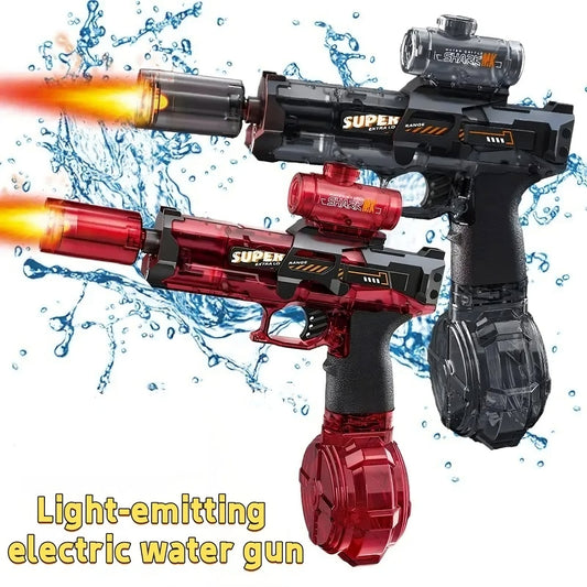 Lysande vattenpistol med LED – Glow Water Gun för sommarens vildaste vattenkrig - ELLY
