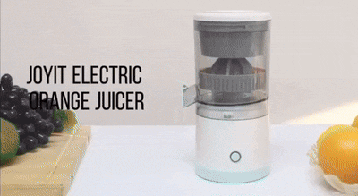 Portabel elektrisk juicepress – USB-laddningsbar & spillfri fruktpress