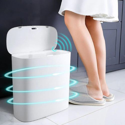 Smart sensorpapperskorg – Automatisk öppning & luktfri design - ELLY