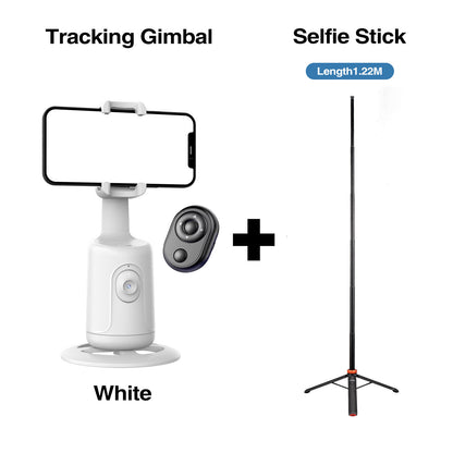 Automatisk telefonstativ med ansiktsspårning – Gimbal & fjärrkontroll