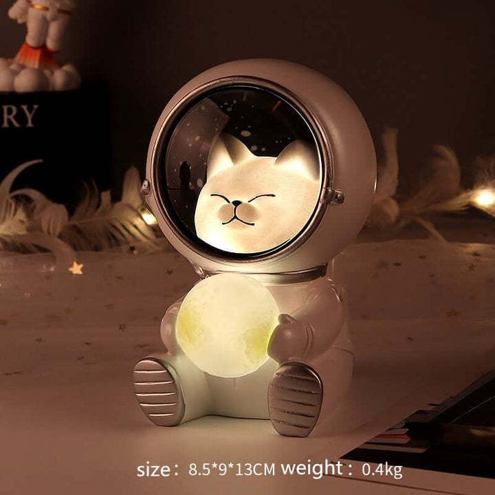 Astronaut Pet LED Night Light – Söt rymdhusdjur i hjälm