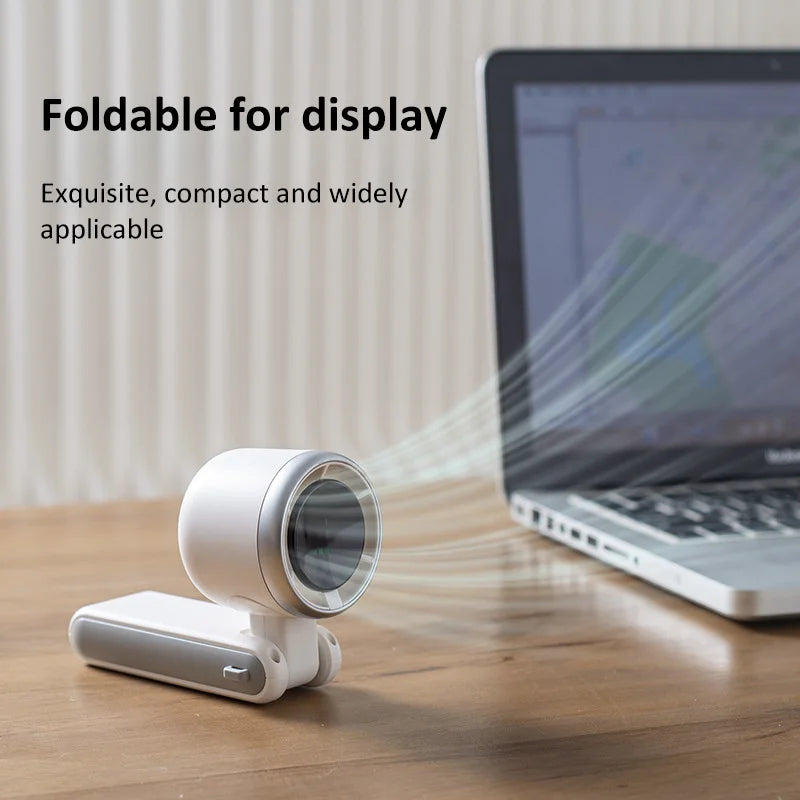 Handhållen turbo-fläkt – tyst, bärbar & USB-uppladdningsbar minifläkt - ELLY